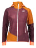 ORTOVOX Softshelljacke "Col Becchei" in Orange/ Bordeaux