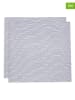 Jollein 2-delige set: mousseline spuugdoeken donkerblauw/wit - (L)115 x (B)115 cm