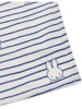 Jollein 2-delige set: mousseline spuugdoeken donkerblauw/wit - (L)115 x (B)115 cm
