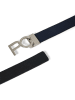 Polo Club Leder-Gürtel in Schwarz