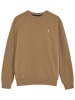 Polo Club Sweatshirt in Hellbraun