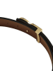 Polo Club Wende-Leder-Gürtel in Schwarz/ Braun