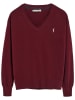 Polo Club Pullover in Dunkelrot