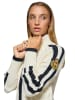 Polo Club Cardigan in Creme/ Dunkelblau
