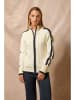 Polo Club Cardigan in Creme/ Dunkelblau