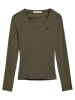 Polo Club Longsleeve in Khaki