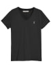 Polo Club 2er-Set: Shirts in Schwarz/ Weiß