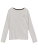 Polo Club 2er-Set: Longsleeves in Schwarz/ Creme
