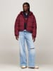 TOMMY JEANS Winterjacke in Bordeaux
