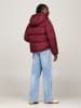 TOMMY JEANS Winterjacke in Bordeaux