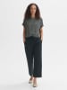 OPUS Blouse zwart/lichtgrijs