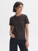 OPUS Shirt in Schwarz/ Braun