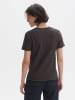 OPUS Shirt in Schwarz/ Braun