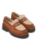 Marc O'Polo Shoes Leder-Mokassins in Hellbraun