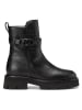 Marc O'Polo Shoes Skórzane botki w kolorze czarnym