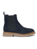 Marc O'Polo Shoes Skórzane sztyblety w kolorze granatowym