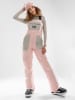 Siroko Ski-/snowboardbroek "B1-W" lichtroze/grijs