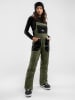 Siroko Ski-/ Snowboardhose "B1-W" in Khaki/ Schwarz