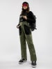 Siroko Ski-/ Snowboardhose "B1-W" in Khaki/ Schwarz