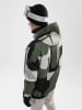 Siroko Softshell-ski-/snowboardjas "W1" kaki/grijs