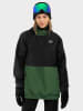 Siroko Softshell-Ski-/ Snowboardjacke "W1-W" in Schwarz/ Grün