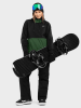 Siroko Softshell-Ski-/ Snowboardjacke "W1-W" in Schwarz/ Grün