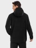 Siroko Fleecehoodie "Avoriaz" in Schwarz