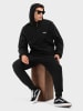 Siroko Fleecehoodie "Avoriaz" in Schwarz