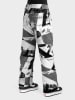 Siroko Ski-/snowboardbroek "P1-W" grijs/wit
