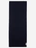 Ecoalf Wollen sjaal donkerblauw - (L)180 x (B)40 cm