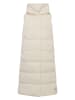 Ecoalf Doorgestikte bodywarmer "Page" crème