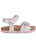 Geox Sandalen "Chalki" zilverkleurig