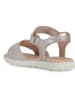 Geox Leder-Sandalen "Haiti" in Rosé