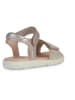 Geox Leder-Sandalen "Haiti" in Rosé