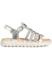 Geox Leder-Sandalen "Soleima" in Silber