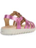 Geox Leder-Sandalen "Soleima" in Pink