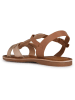 Geox Leder-Sandalen "Eolie" in Hellbraun