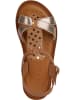 Geox Leder-Sandalen "Eolie" in Hellbraun