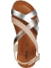 Geox Sandalen "Chilene" in Beige/ Silber