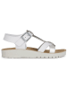 Geox Sandalen "Costarei" in Weiß/ Silber