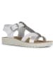 Geox Sandalen "Costarei" in Weiß/ Silber