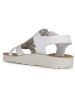 Geox Sandalen "Costarei" in Weiß/ Silber