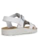 Geox Sandalen "Costarei" in Weiß/ Silber