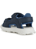 Geox Leder-Sandalen "Airadyum" in Dunkelblau