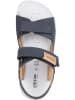 Geox Leren sandalen "Lightfloppy" antraciet