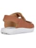 Geox Leren sandalen "Lightfloppy" lichtbruin