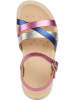 Geox Leren sandalen "Soleima" lichtroze/blauw