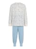 CeLaVi Schlafstrampler in Creme/ Hellblau