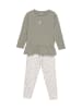 CeLaVi Pyjama kaki/wit