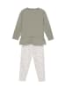 CeLaVi Pyjama kaki/wit